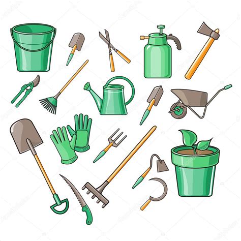 Gardening Tools Vector Illustration Set — Stock Vector © TopVectors ...