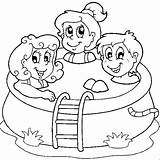 Swimming Pool Sheet Coloring Pages  Cool sketch template