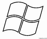 Microsoft Logo Coloring Page » Turkau sketch template