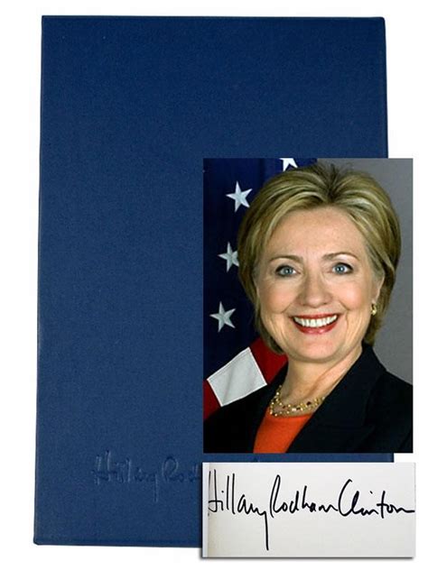 Hillary Clinton LIVING HISTORY Signed First Edition, Signed Limited ...