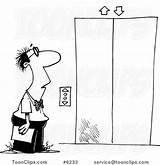 Cartoon Elevator Clip Art Sketch Coloring Page sketch template