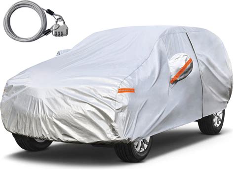 Amazon.com: Kayme SUV Car Cover Waterproof All Weather with Lock and Zipper, Outdoor Sun Uv Rain ...