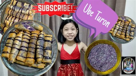 Ube Turon "Trending Ube Malagkit with Cheese Recipe" - YouTube