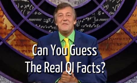 Can You Guess the Real QI Facts? · The Daily Edge