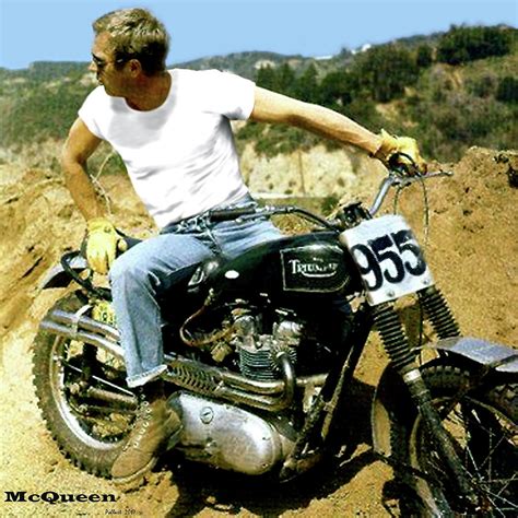 Steve Mcqueen Motorcycle | Wallpapers Gallery