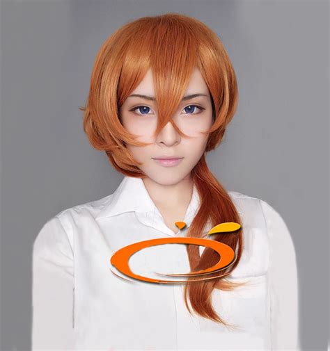 Anime Bungo Stray Dogs Chuya Nakahara Chuuya Brown Orange Heat Resistant Cosplay Costume Wig ...