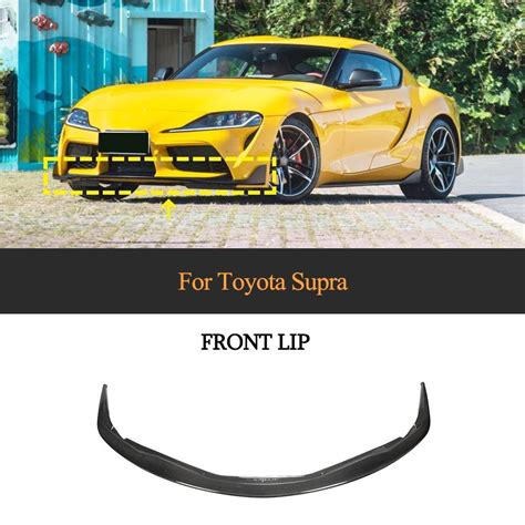 Modify Luxury Jc Style Carbon Fiber Car Front Bumper Spoiler for Toyota Supra 2019-2020 - China ...