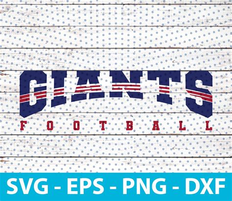 Giants Football Svg, Mascot for Football Team, Instant Download, Svg ...