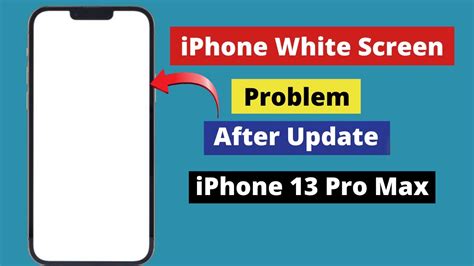 How to Fix iPhone White Screen Problem!iPhone 13 Pro Max white screen ...