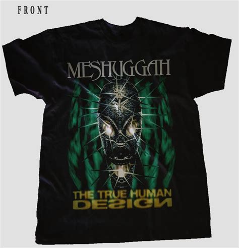 Meshuggah - The True Human Design - Swedish Extreme Metal Band T-Shirt ...