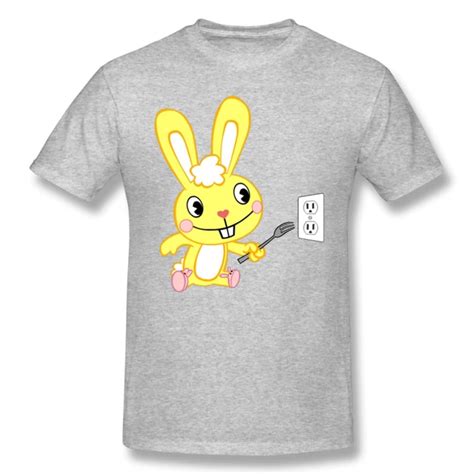 Happy Tree Friends T Shirt Happy Tree Friends T Shirt Cuddles Cartoon Print Cotton Short Sleeve ...