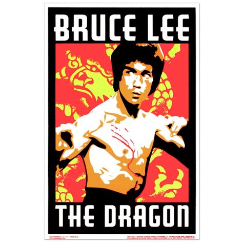 Bruce Lee The Dragon Blacklight Poster | Black light posters | Pinterest | Bruce Lee, Dragon and ...