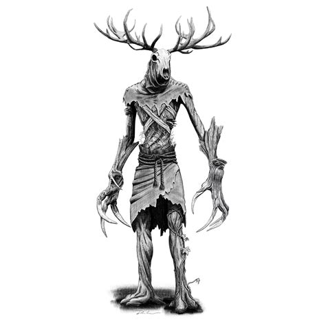 My first Leshen encounter in Witcher 3 gave me chills. Out of respect, I had to sketch one : r ...