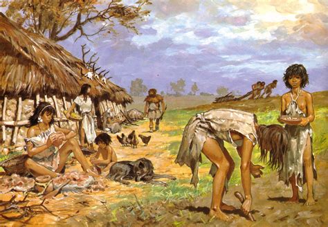 Neanderthal Tribe Prehistoric Humans Evolution Art Pr - vrogue.co