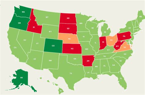 Here's a Map of Every State and Their Marijuana Laws