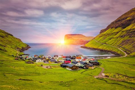 Church at Tjornuvik Village in Faroe Islands Stock Image - Image of nordic, outdoors: 197087879