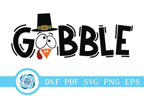 Gobble Thanksgiving Graphic by Blossomsvg · Creative Fabrica