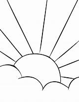 Sun Coloring For Kids  Printable Pages ClipArt Best sketch template