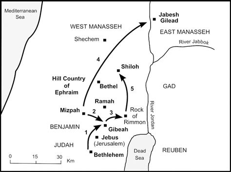 The Bible Journey | Gibeah is destroyed & the Benjamites punished