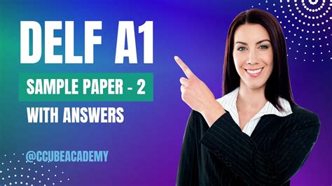 DELF A1 Sample Papers PDF with Answers | DELF A1 Past Exam Papers