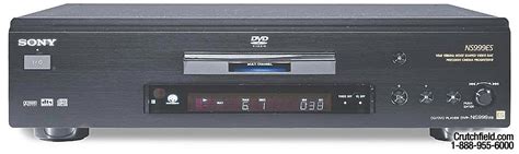 Sony ES DVP-NS999ES (Black) DVD/CD/SACD player at Crutchfield.com