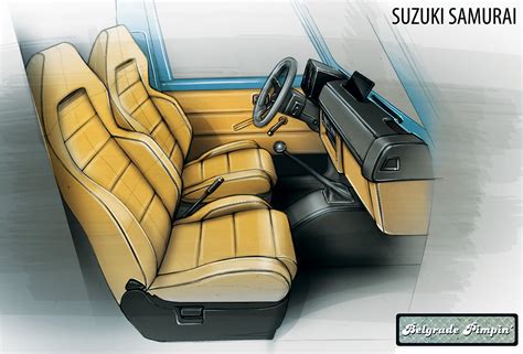 Suzuki Samurai Interior Redesign by Kosan Stanojevic at Coroflot.com