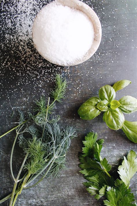 How to Make Herb Salt with Fresh Herbs - The Fig Jar