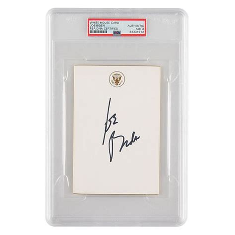 Joe Biden Signature for sale at auction on 12th October | Bidsquare