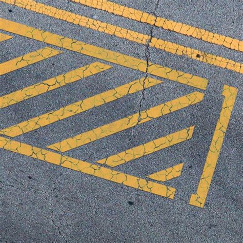 No Parking Zone Stripes Stencil - Parking Lot Stencils - Industrial ...