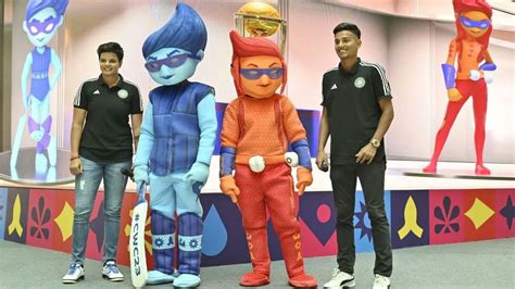 ICC Unveils Male and Female Mascots For Cricket World Cup 2023