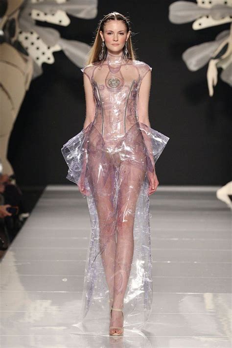 Gattinoni Spring-summer 2012 - Couture | Innovative fashion, Plastic dress, Innovative fashion ...