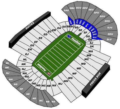 Beaver Stadium Seating Chart - Stadium Seating Chart