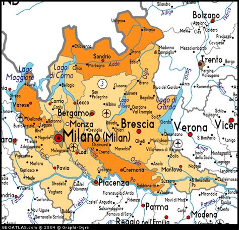 map-of-lombardia-map.gif (600×578) | Bergamo, Milán, Guia de viaje