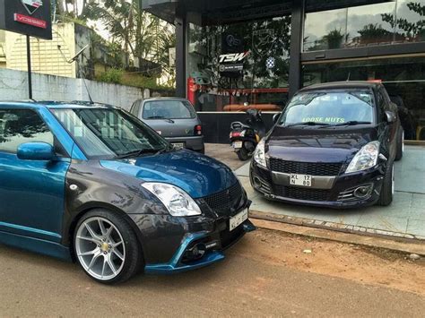 Black&Blue Modified Maruti Swift Cars lover | Suzuki swift sport ...