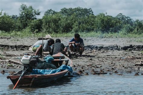 People on the Boat Fishing on the Amazon River Editorial Stock Image - Image of boat, river ...