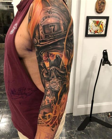 101 Amazing Firefighter Tattoo Designs You Need To See! | Outsons | Men's Fashion Tips And St ...