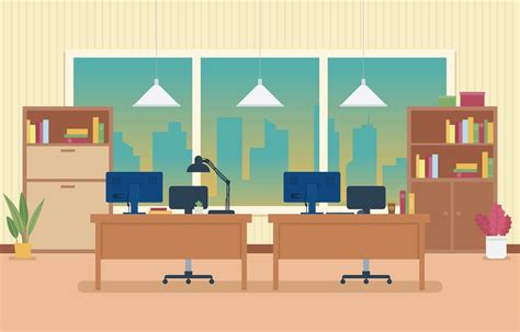 Office Background for Virtual Meeting 1396703 Vector Art at Vecteezy