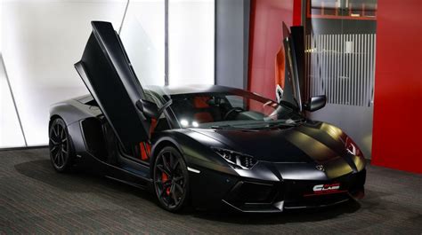 This Satin Black Lamborghini Aventador Is Looking For A New Home ...