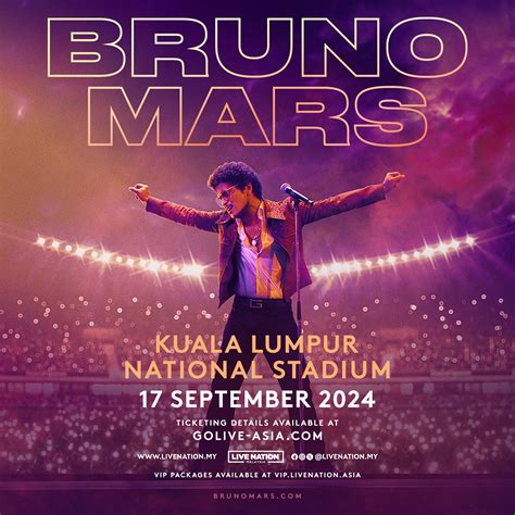 Bruno Mars Concert 2024 Kuala Lumpur