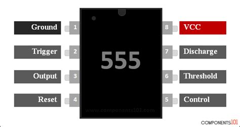 555 Timer IC Pinout, Diagrams, Features, Operating Modes, Description & Datasheet