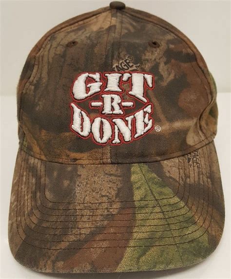 Larry the Cable Guy Git R Done Camouflage Cap Hat Camo Blue Collar Comedy Tour #SRI #BaseballCap ...