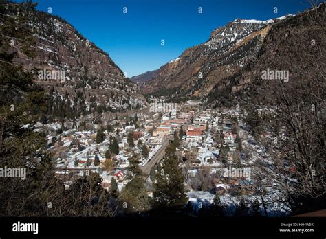 Ouray, Colorado in winter Stock Photo - Alamy