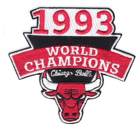 1993 Chicago Bulls NBA Finals Champions Patch