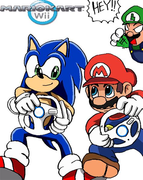 Sonic in Mario Kart? by ss2sonic on DeviantArt