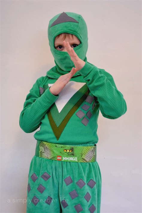 a simply creative life: green ninja costume