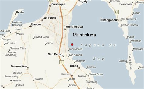 Road Map Of Muntinlupa