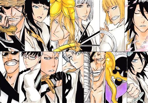 Captains of the 13 Squads | Bleach fanart, Bleach anime, Bleach art