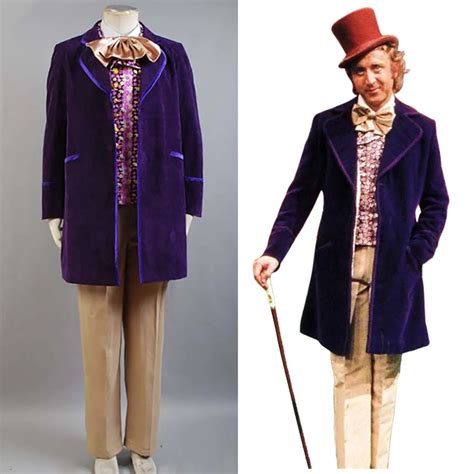 Willy Wonka And The Chocolate Factory 1971 Men Jacket Coat Pant Tie For ...