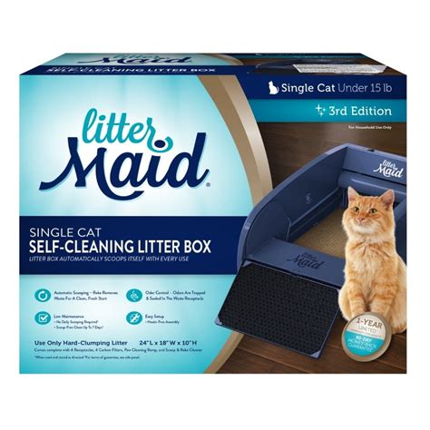 LitterMaid Single Cat Self-Cleaning Cat Litter Box, Regular - Walmart.com - Walmart.com