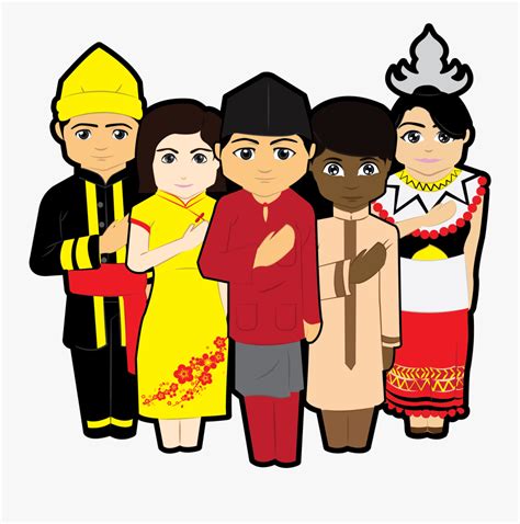 Cartoon Culture Malaysian People , Free Transparent Clipart - ClipartKey